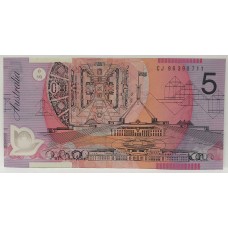 AUSTRALIA 1996 . FIVE 5 DOLLARS BANKNOTE . EVANS/MacFARLANE